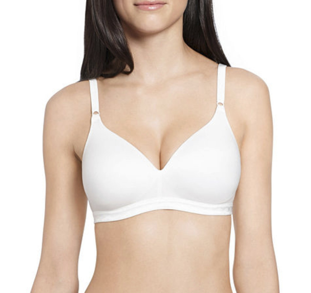 Warner's Women Cloud 9 Soft Wireless Lightly Lined Comfort Bra White Size 34A